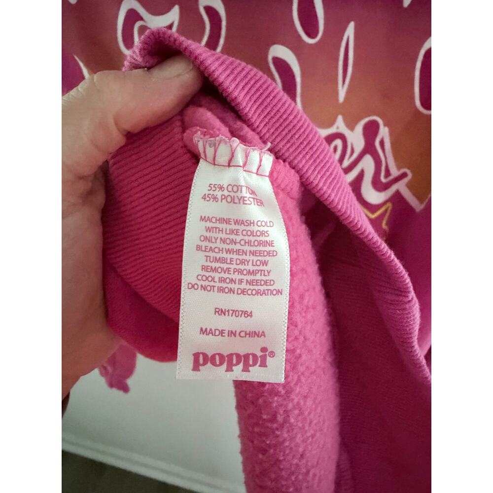 Poppi xTarget Collab Hot Pink “Iconic Flavor Forever”Crewneck Sweatshirt-Size XL - Picture 7 of 7